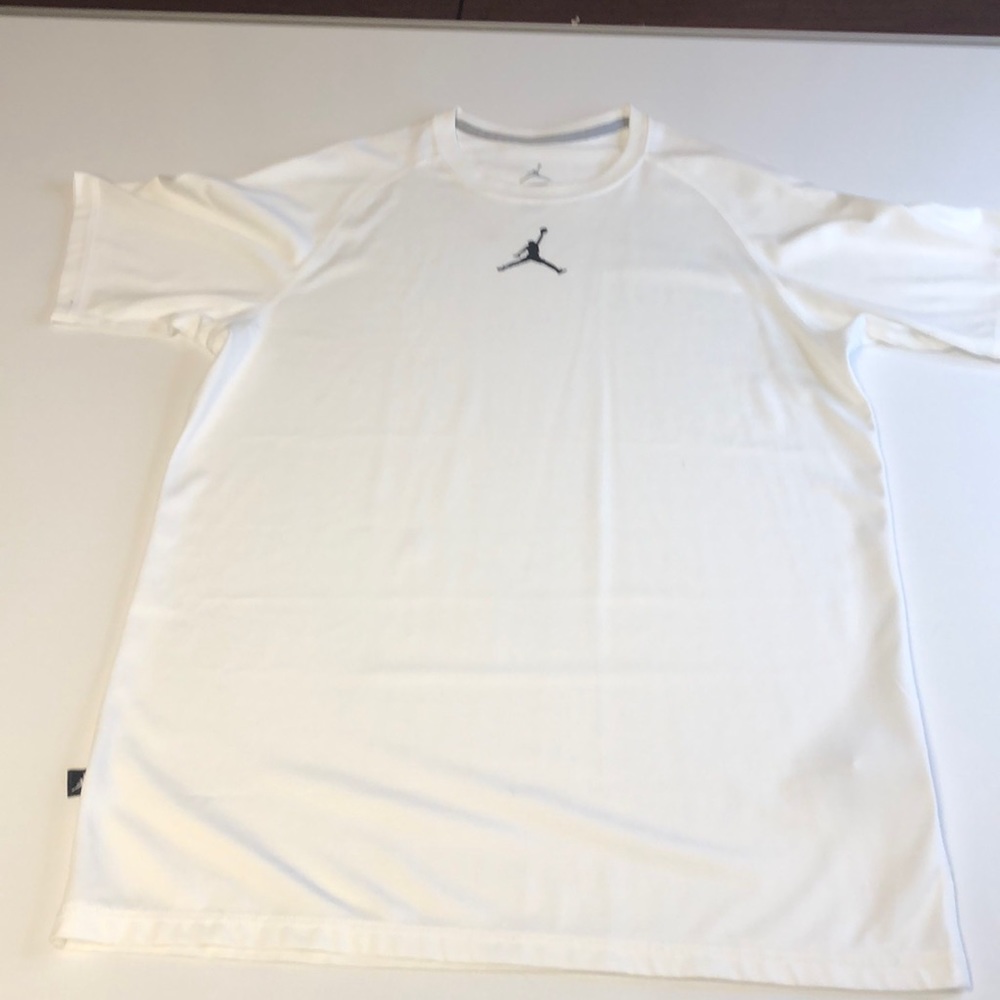 Jordan Dri-Fit white shirt M